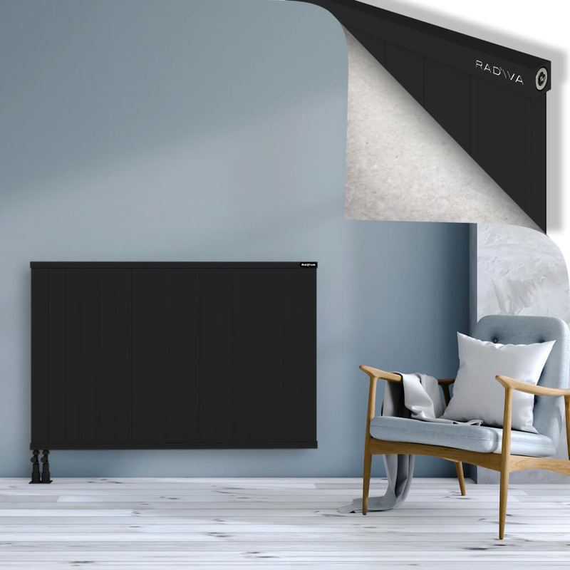 RIO Dekoratif Alüminyum Radyatör 900x1704 Siyah