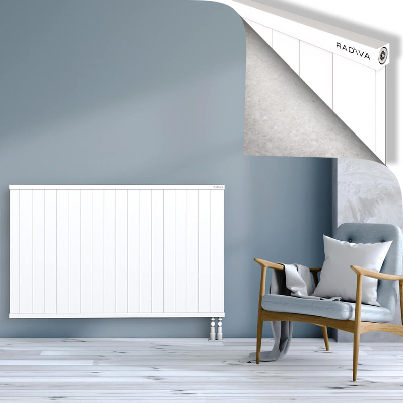 RIO Dekoratif Alüminyum Radyatör 900x1804 Beyaz