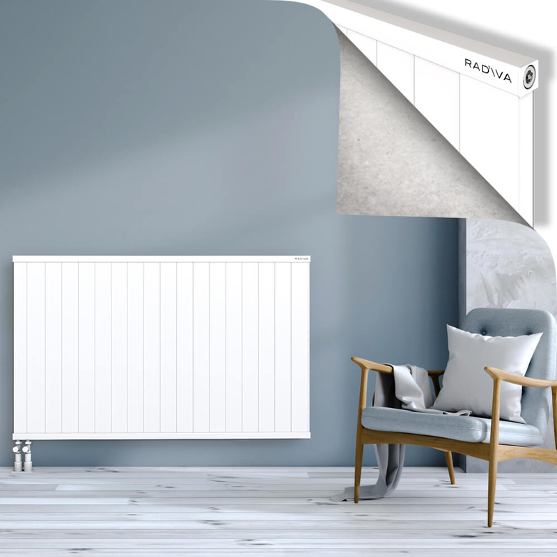 RIO Dekoratif Alüminyum Radyatör 900x1804 Beyaz