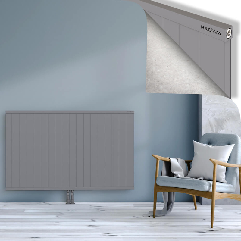 RIO Dekoratif Alüminyum Radyatör 900x1804 Gri