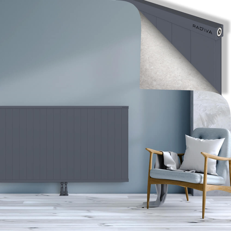 RIO Dekoratif Alüminyum Radyatör 900x2204 Antrasit