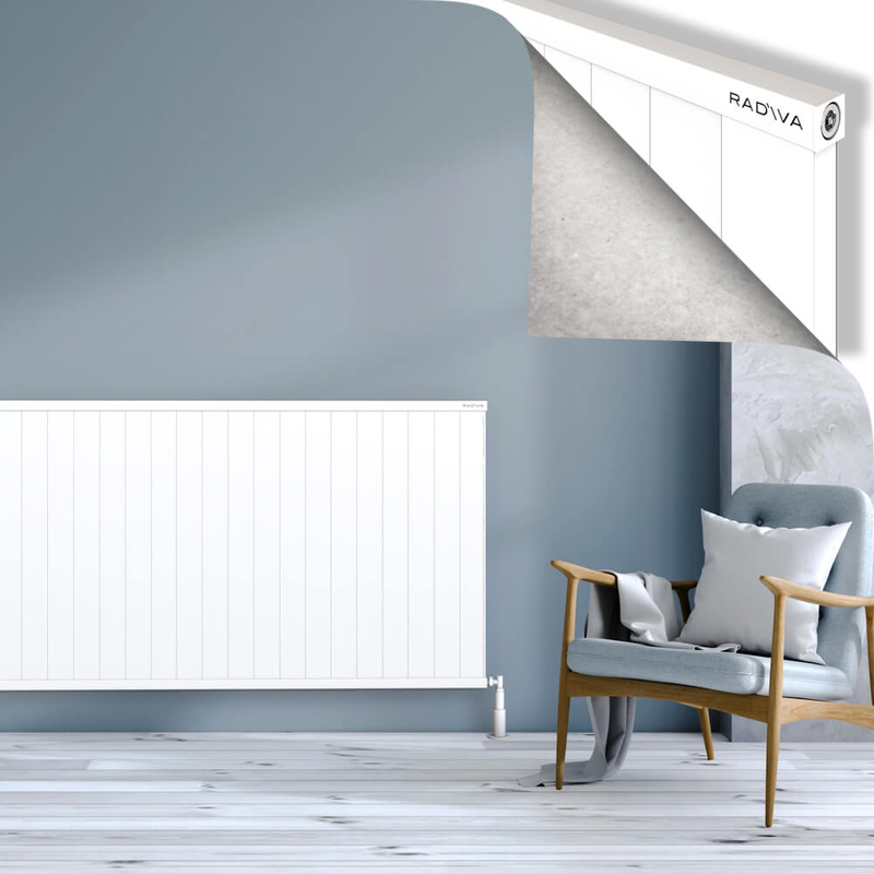 RIO Dekoratif Alüminyum Radyatör 900x2904 Beyaz
