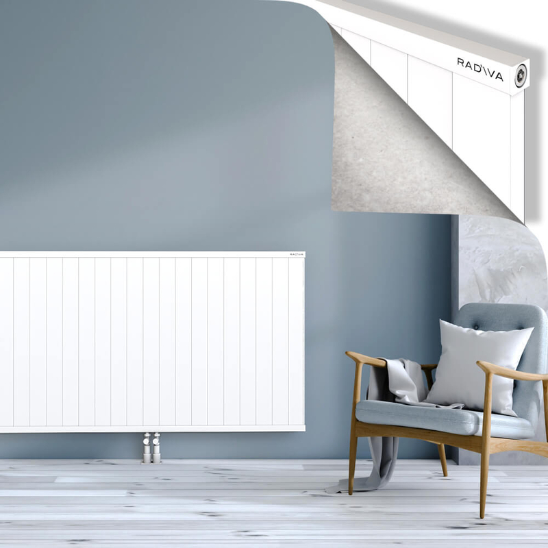 RIO Dekoratif Alüminyum Radyatör 900x2904 Beyaz
