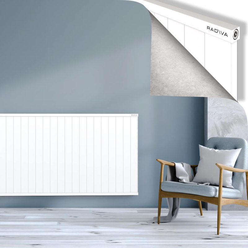 RIO Dekoratif Alüminyum Radyatör 900x2904 Beyaz