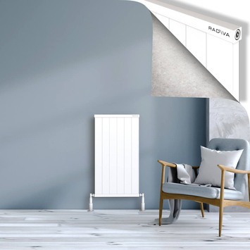 Radiva - Rio Dekoratif Alüminyum Radyatör 900x604 Beyaz