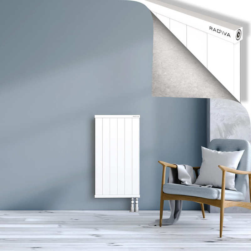 RIO Dekoratif Alüminyum Radyatör 900x604 Beyaz