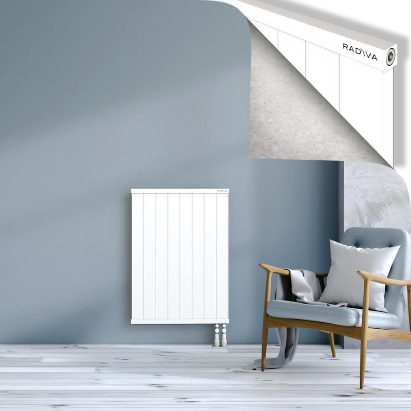 RIO Dekoratif Alüminyum Radyatör 900x804 Beyaz