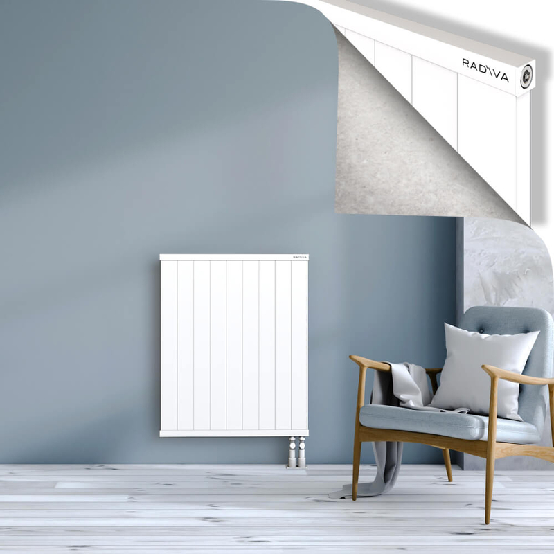RIO Dekoratif Alüminyum Radyatör 900x904 Beyaz