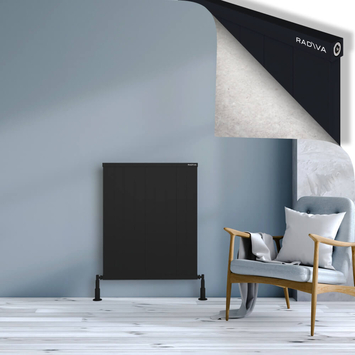 Radiva - Rio Dekoratif Alüminyum Radyatör 900x904 Siyah