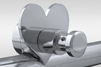 Rob Hook for Towel Warmers H02 Metal Heart Chrome