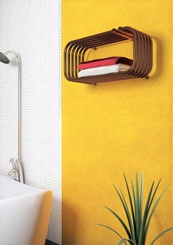 - Santorini Decorative Towel Warmer 700x330 Copper Antique  - Santorini Decorative Towel Warmer 700x330 Copper Antique