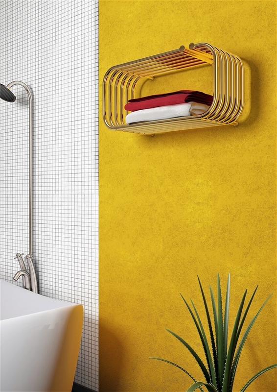 Santorini Decorative Towel Warmer 700x330 Gold