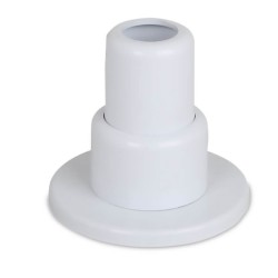 Sèche Serviettes Tube Hiding Sleeve Stringed Plastic Blanc - Thumbnail