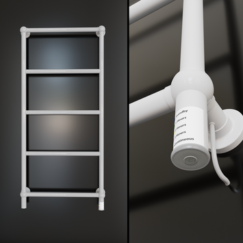 - SEINE Kuru Elektrikli Havlupan 600x1200 Beyaz 230W  - SEINE Kuru Elektrikli Havlupan 600x1200 Beyaz 230W