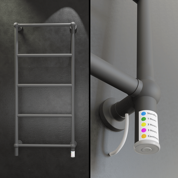 - SEINE Kuru Elektrikli Havlupan 600x1200 Koyu Antrasit 230W  - SEINE Kuru Elektrikli Havlupan 600x1200 Koyu Antrasit 230W