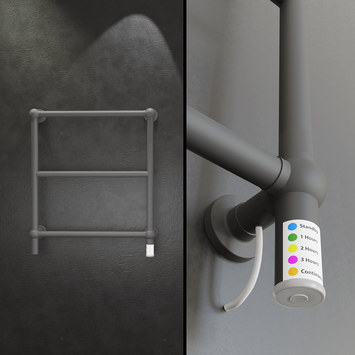 - SEINE Kuru Elektrikli Havlupan 600x700 Koyu Antrasit 150W  - SEINE Kuru Elektrikli Havlupan 600x700 Koyu Antrasit 150W