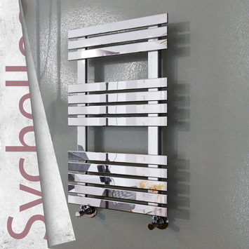 Radiva - Seychelles Sèche Serviettes Décoratif 500x790 (Acier Inoxydable) Finition de polissage