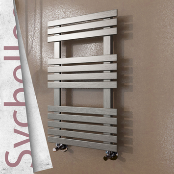 Radiva - Seychelles Sèche Serviettes Décoratif 500x790 (Acier Inoxydable)