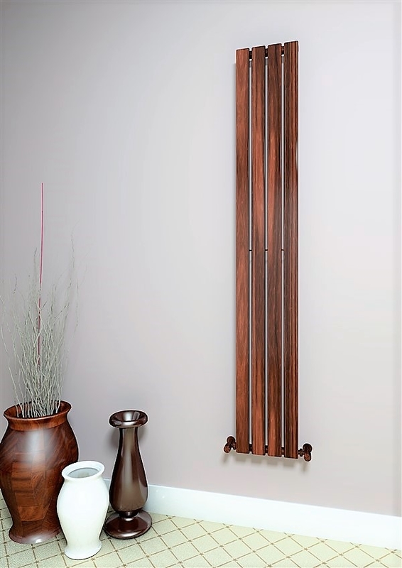 Silba Decorative Towel Warmer 270x1800 Wood Effect