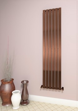 - Silba Decorative Towel Warmer 410x1800 Copper Antique  - Silba Decorative Towel Warmer 410x1800 Copper Antique