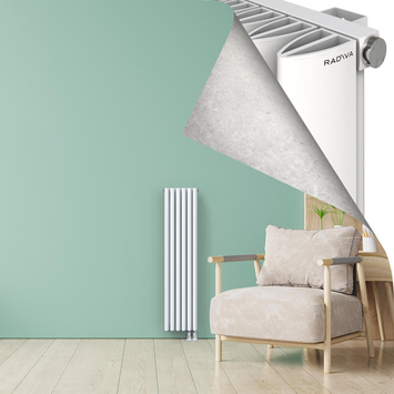 SIMI Aluminium Radiator 1200x280 White - Thumbnail