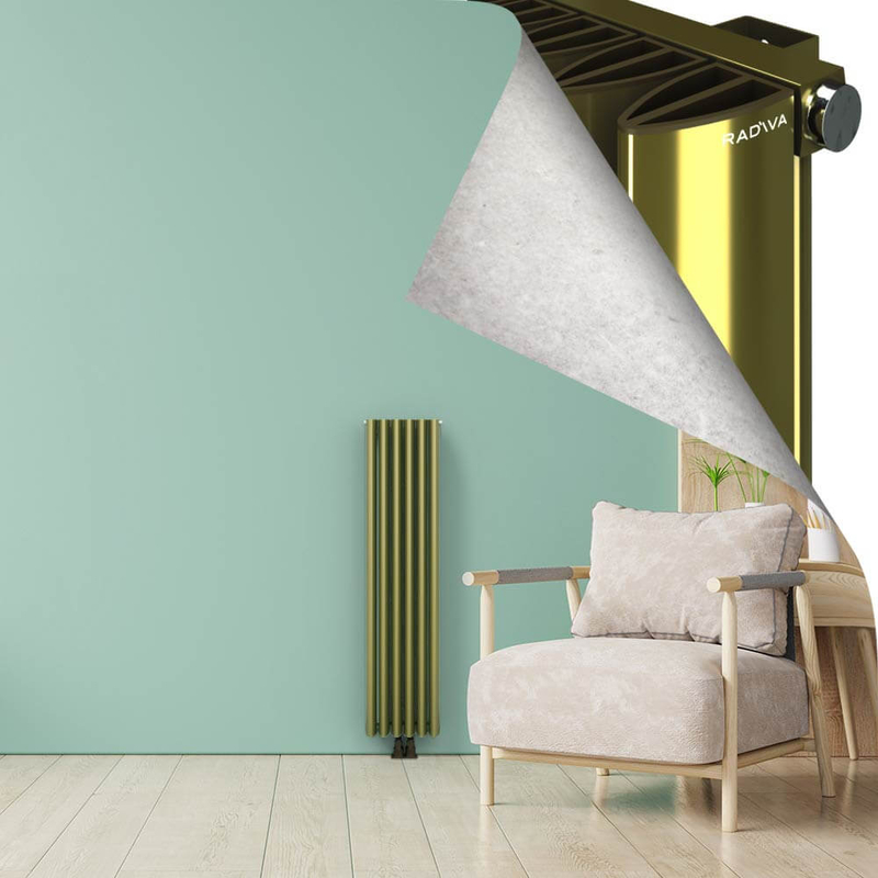 SIMI Alüminyum Radyatör 1200x280 Plazma Prinç