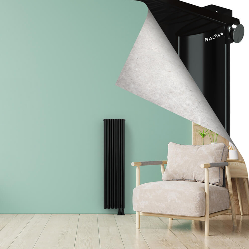 SIMI Radiateur en Aluminium 1200x280 Plasma Noir