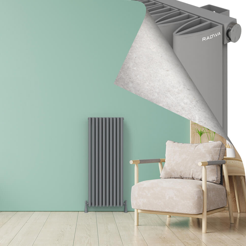 SIMI Radiateur en Aluminium 1200x470 Gris