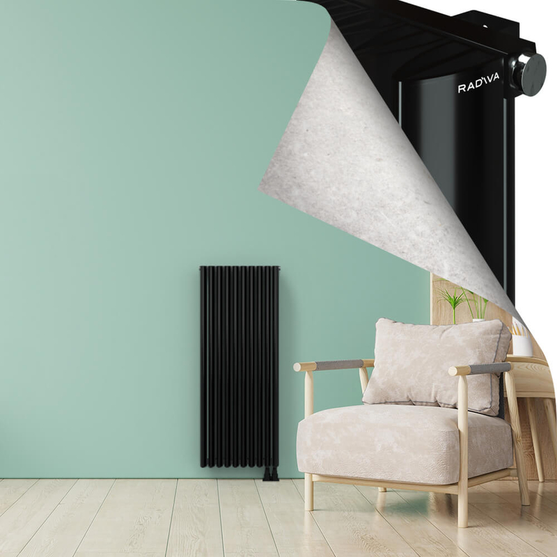 SIMI Radiateur en Aluminium 1200x470 Plasma Noir