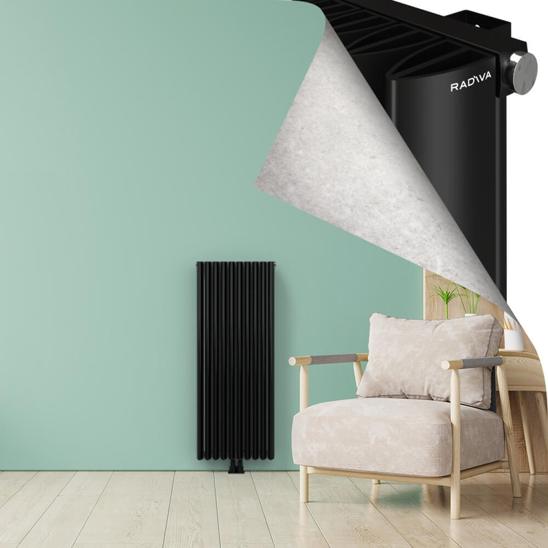 SIMI Aluminium Radiator 1200x470 Plasma Black