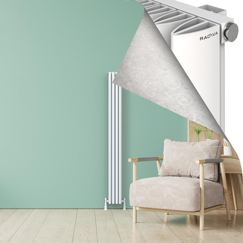 SIMI Radiateur en Aluminium 1800x185 Blanc