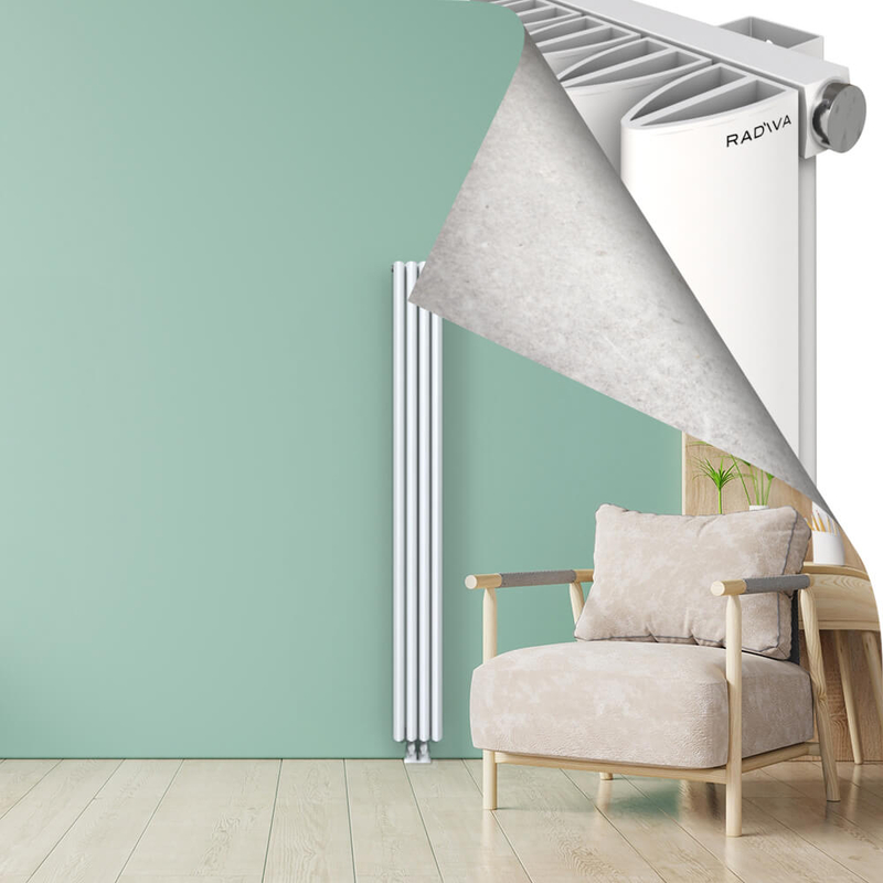 SIMI Radiateur en Aluminium 1800x185 Blanc