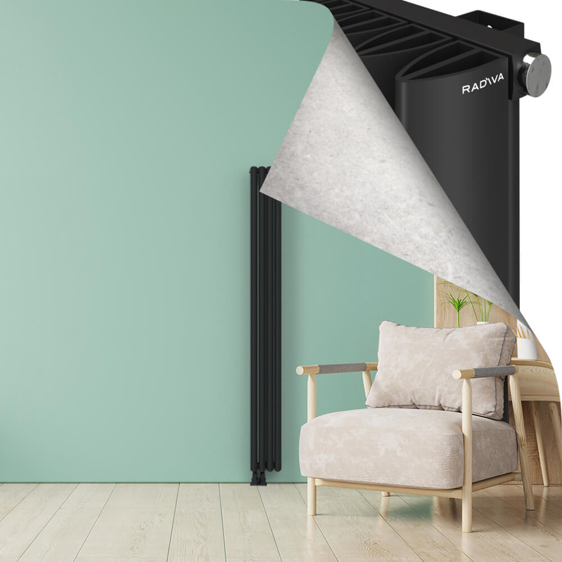SIMI Radiateur en Aluminium 1800x185 Anthracite Foncé