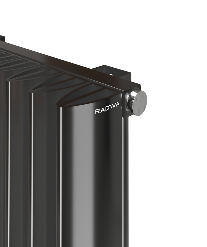 SIMI Radiateur en Aluminium 1800x185 Plasma Noir