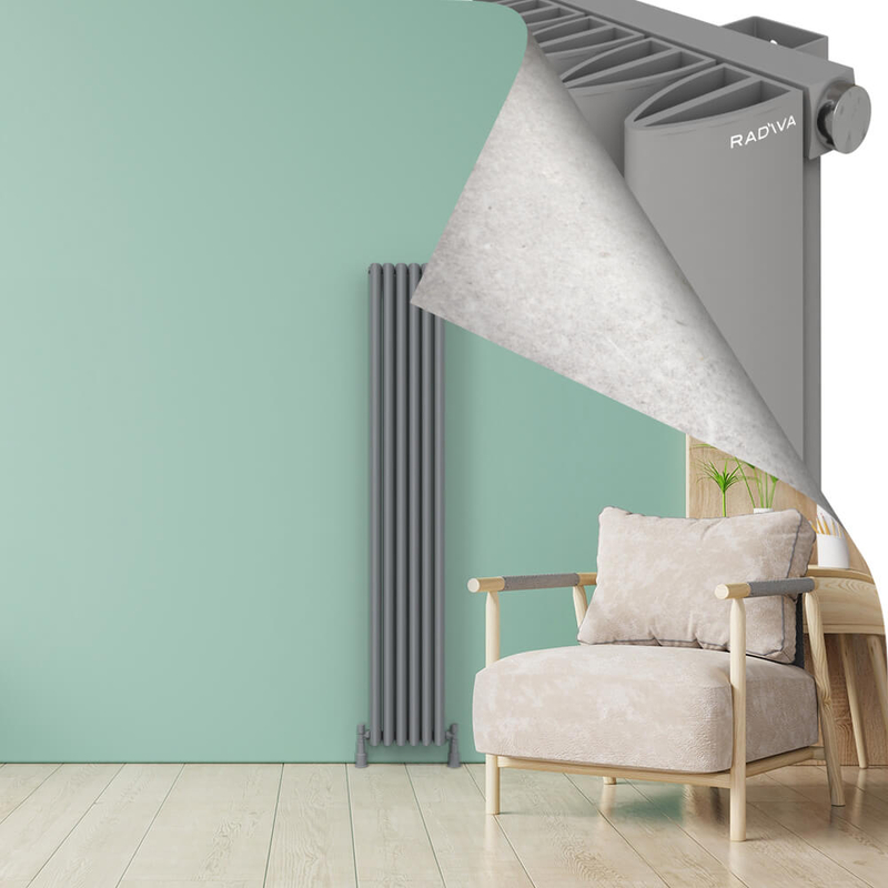 SIMI Radiateur en Aluminium 1800x280 Gris