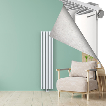 SIMI Radiateur en Aluminium 1800x375 Blanc - Thumbnail