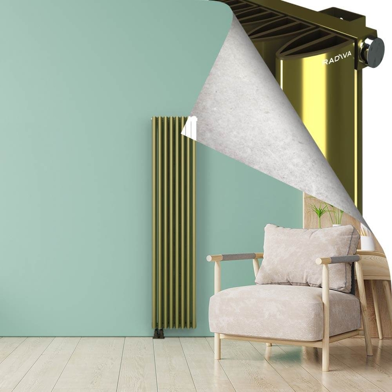 SIMI Radiateur en Aluminium 1800x375 Plasma Laiton