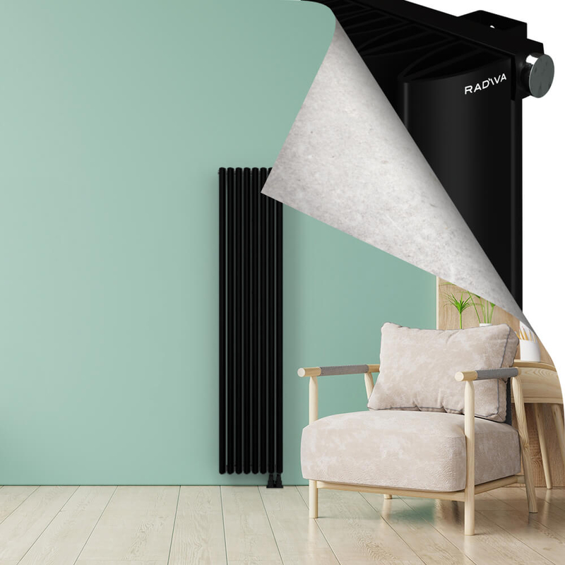 SIMI Radiateur en Aluminium 1800x375 Noir