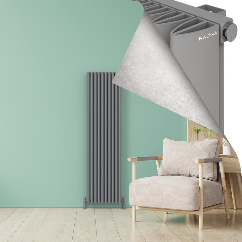 SIMI Radiateur en Aluminium 1800x470 Gris