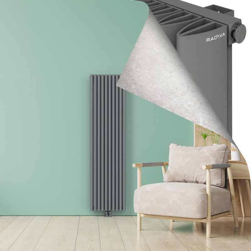 SIMI Radiateur en Aluminium 1800x470 Gris
