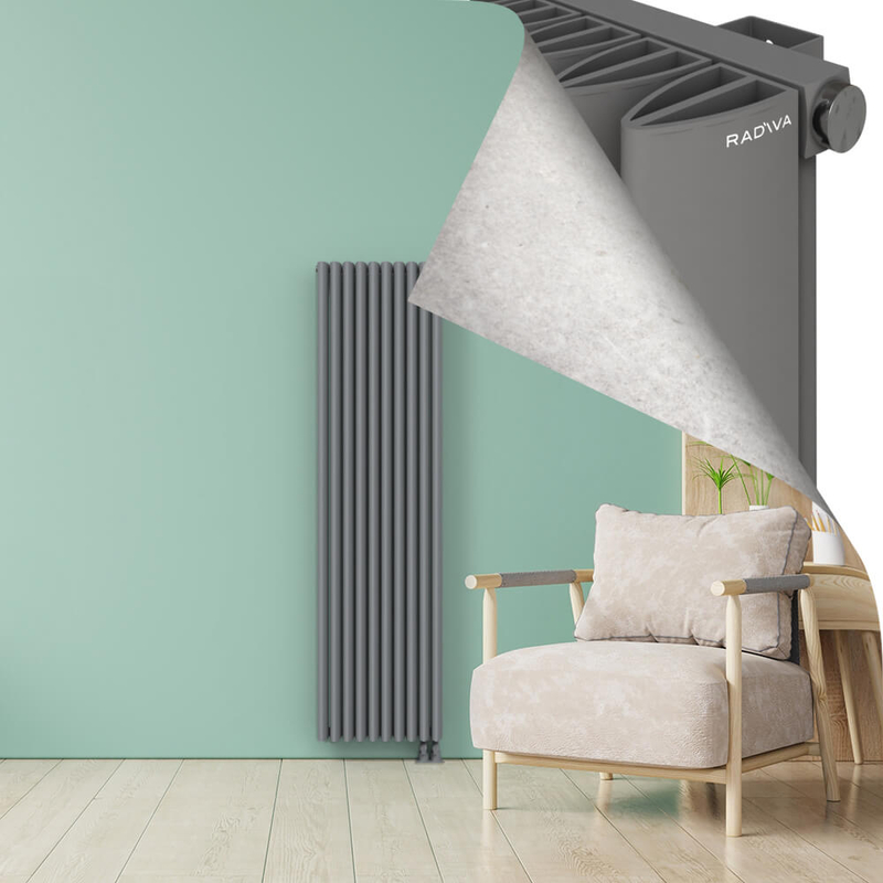 SIMI Radiateur en Aluminium 1800x470 Gris