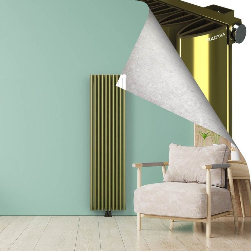 SIMI Aluminium Radiator 1800x470 Plasma Brass
