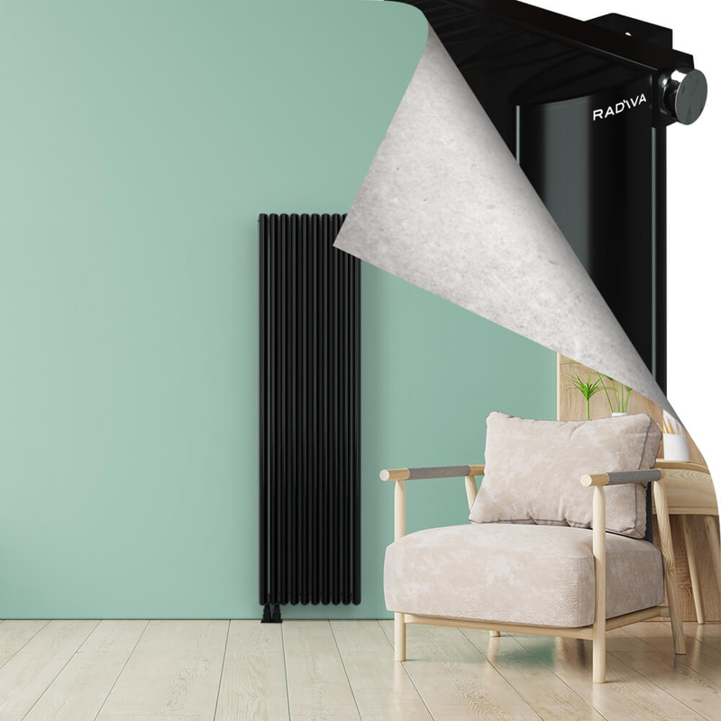 SIMI Radiateur en Aluminium 1800x470 Plasma Noir