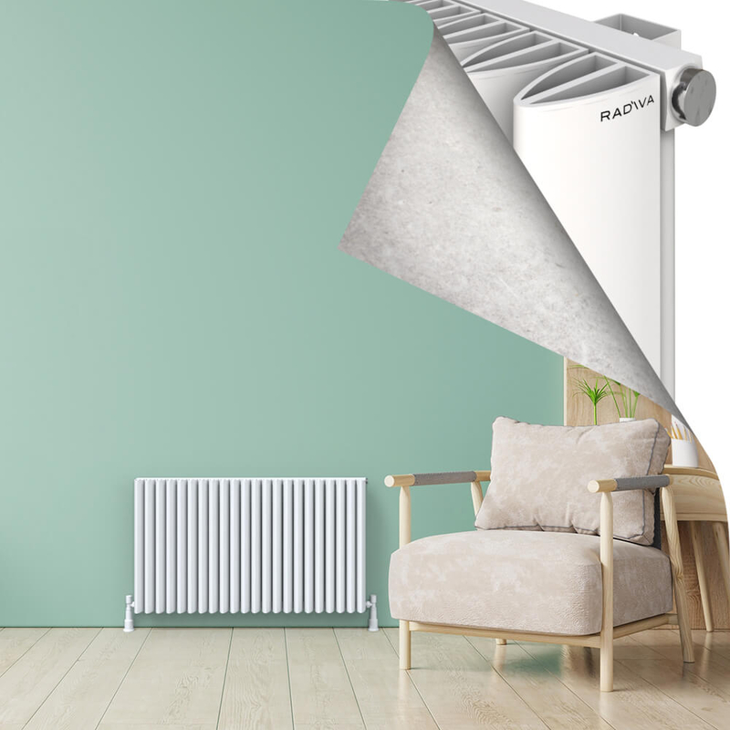 SIMI Aluminium Radiator 600x1040 White