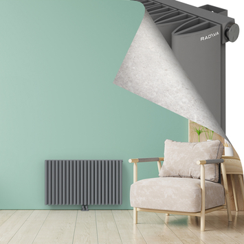 SIMI Aluminium Radiator 600x1040 Grey - Thumbnail