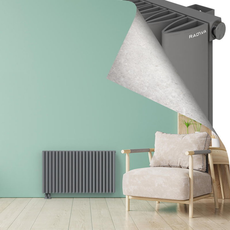 SIMI Aluminium Radiator 600x1040 Grey