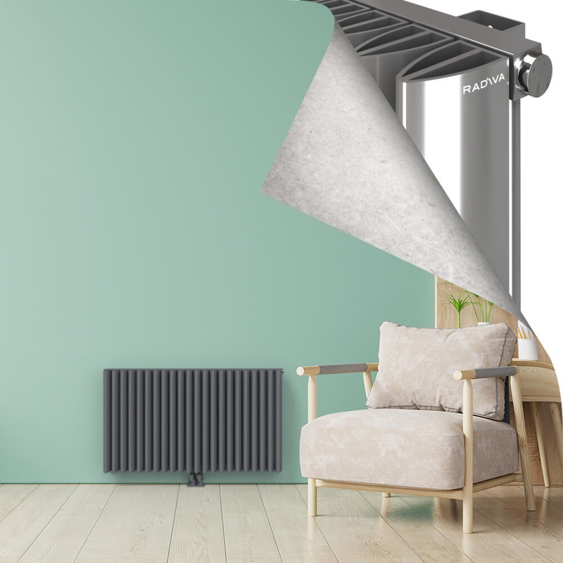 SIMI Aluminium Radiator 600x1040 Plasma Grey