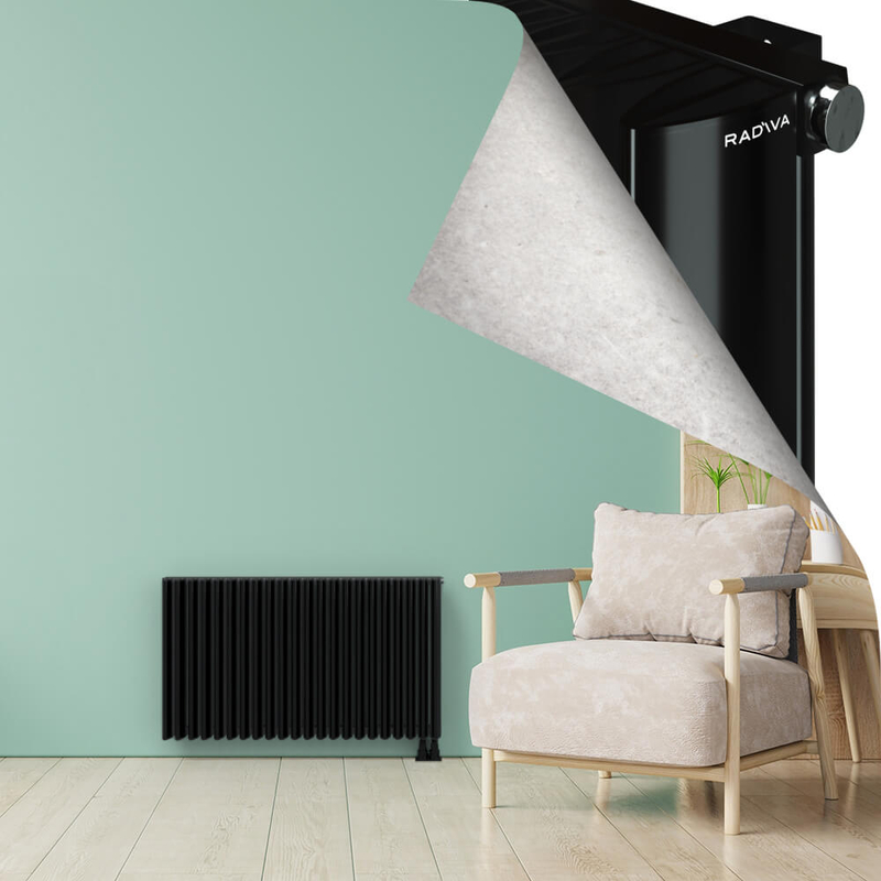 SIMI Aluminium Radiator 600x1040 Plasma Black