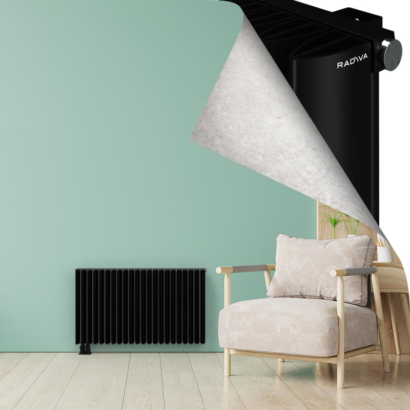SIMI Aluminium Radiator 600x1040 Black