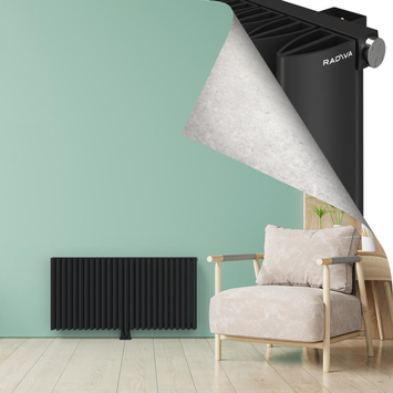 SIMI Aluminium Radiator 600x1230 Dark Anthracite - Thumbnail